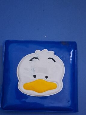 Sanrio Blue Ahiru no Pekkle Vinyl Snap Wallet